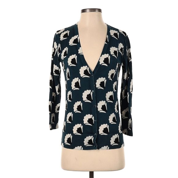 LOFT Outlet | NWT Abstract Floral Cardigan - Picture 12 of 13